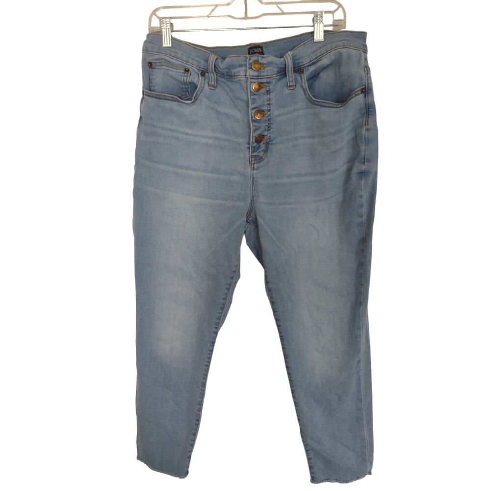 J.‎ Crew Factory 10" High Rise Skinny Jeans 32 Preppy Casual Normcore